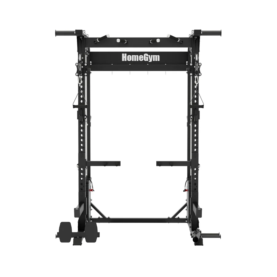 B21 Versatile Strength Station: Complete 1600-Pound Capacity Squat Rack with Dual-Cable Training System