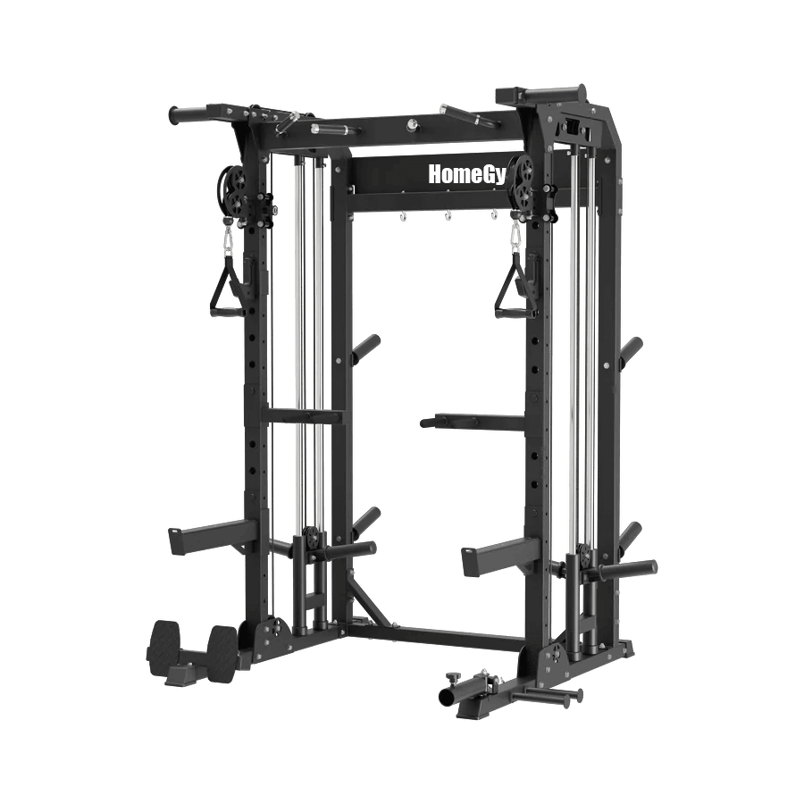 B21 Versatile Strength Station: Complete 1600-Pound Capacity Squat Rack with Dual-Cable Training System