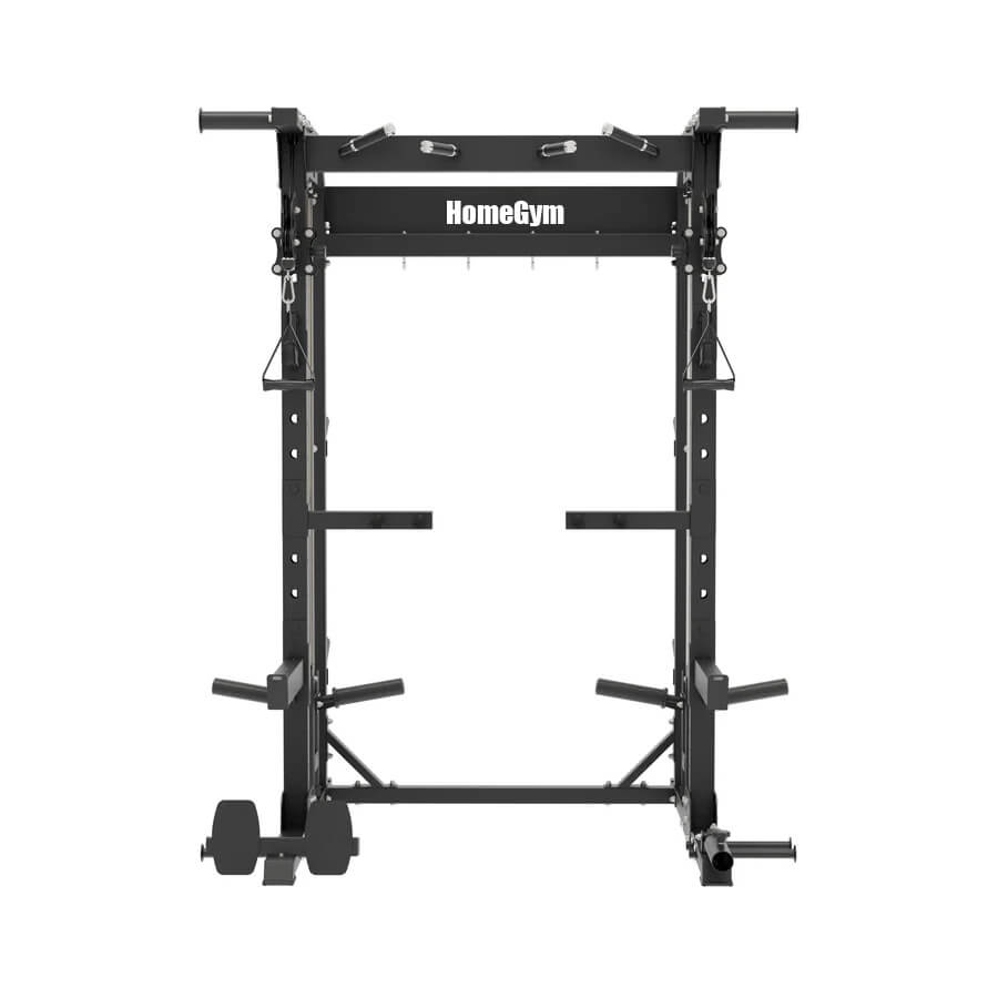 B21 Versatile Strength Station: Complete 1600-Pound Capacity Squat Rack with Dual-Cable Training System